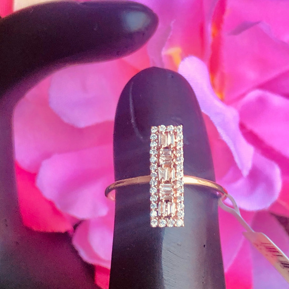 14K Rose Gold 0.30 Carat (ctw) Round Diamond Ladie - Picture 3 of 6